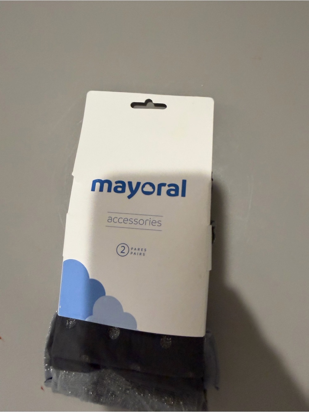 Mayoral Men’s 2-Pack Black and Gray Casual Socks